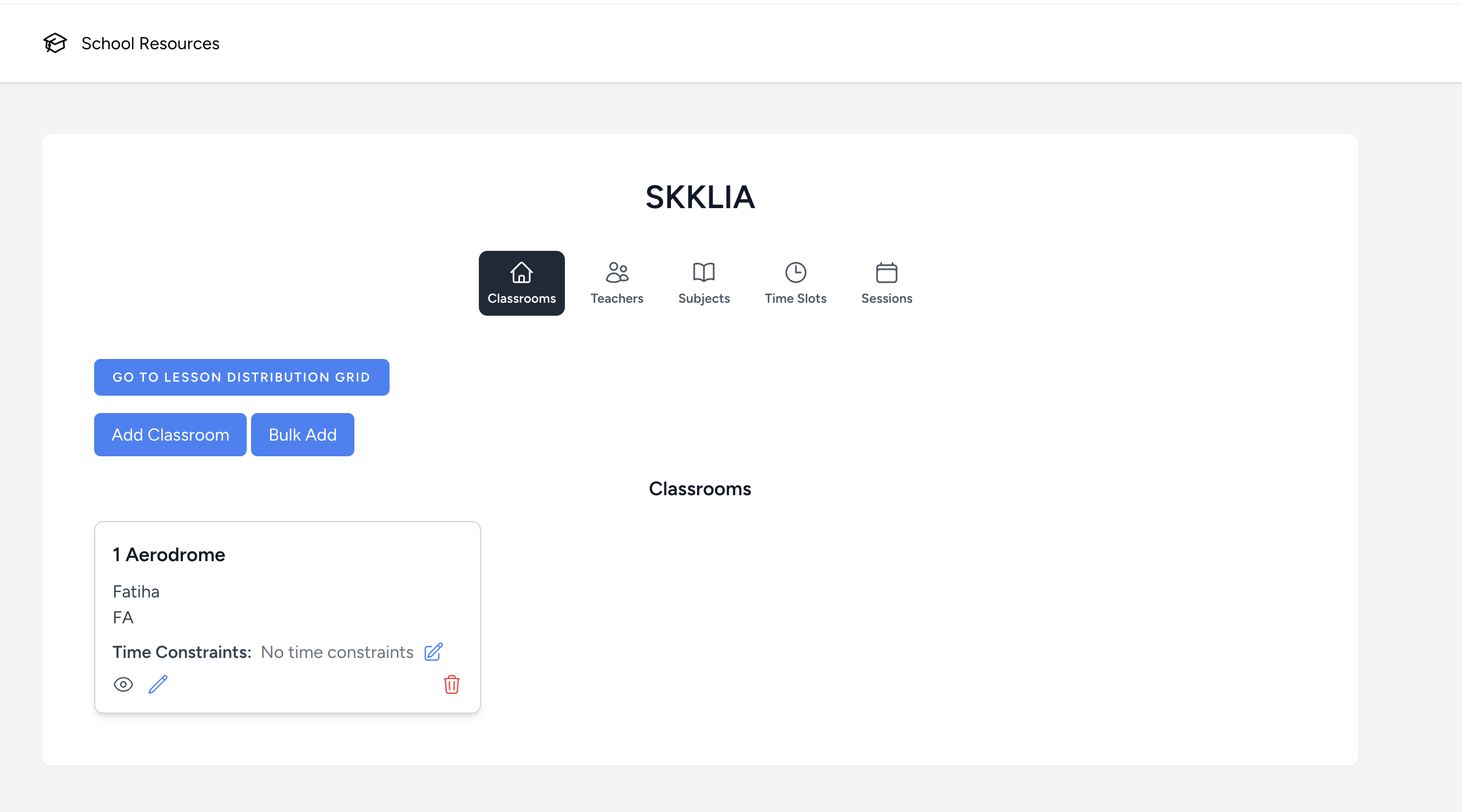 JadualX Constraint Management